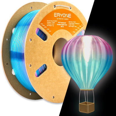 ERYONE PETG High-Speed Translucent Gradient Multi-Color 1kg