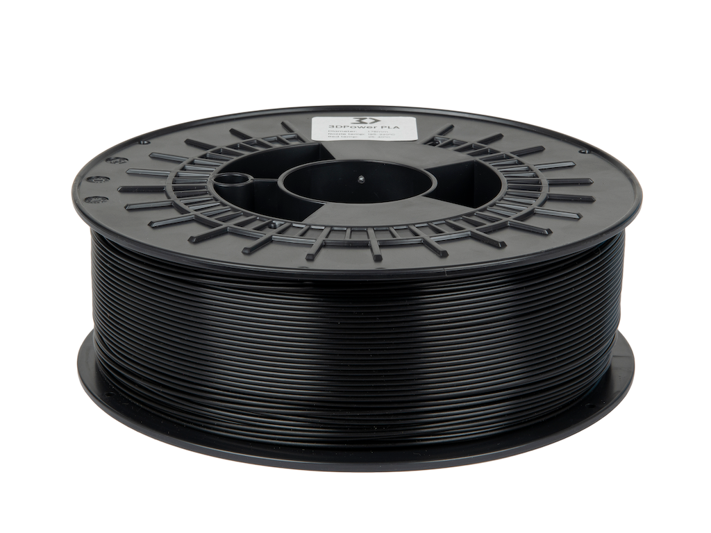 Filamento PLA HT Preto 1kg - 3DPower 1.75mm