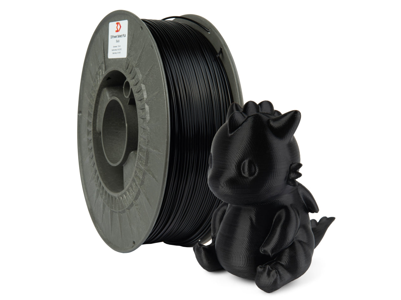 Filamento PLA Select Preto 1kg - 3DPower 1.75mm