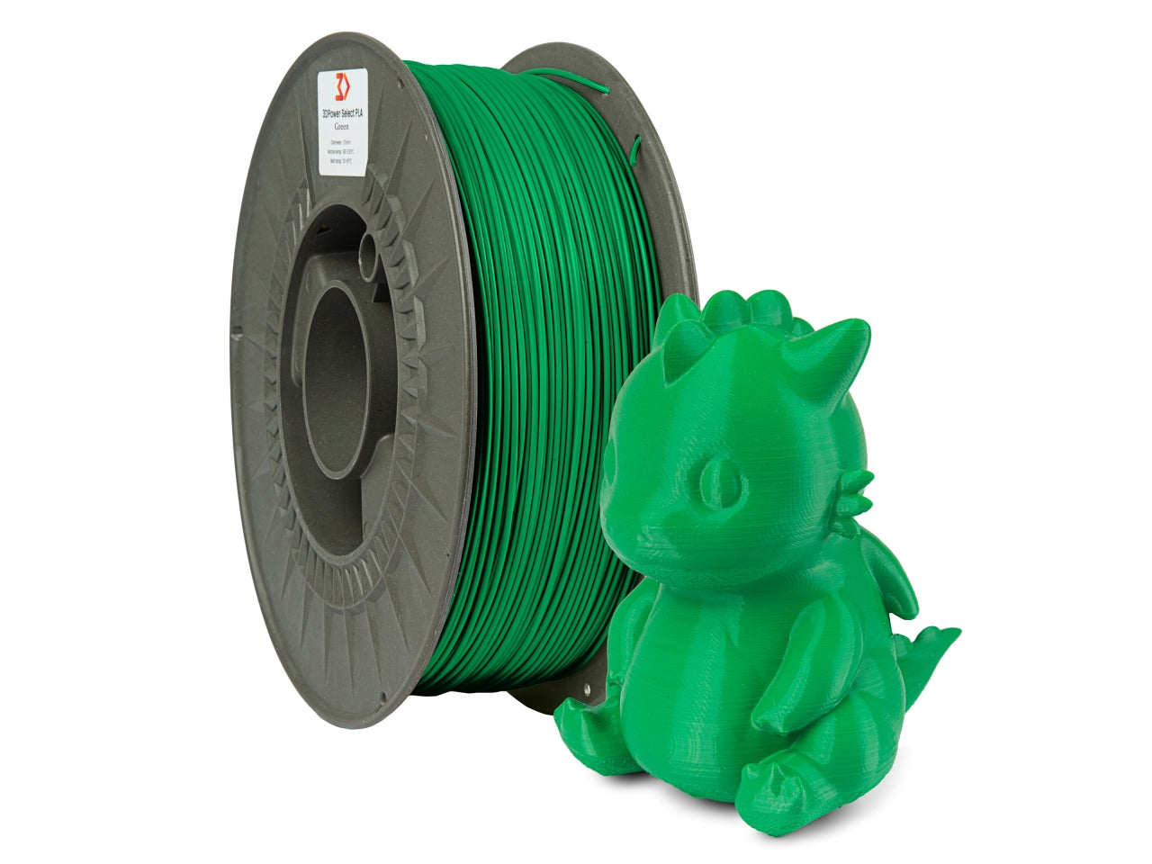Filamento PLA Select Verde 1kg - 3DPower 1.75mm