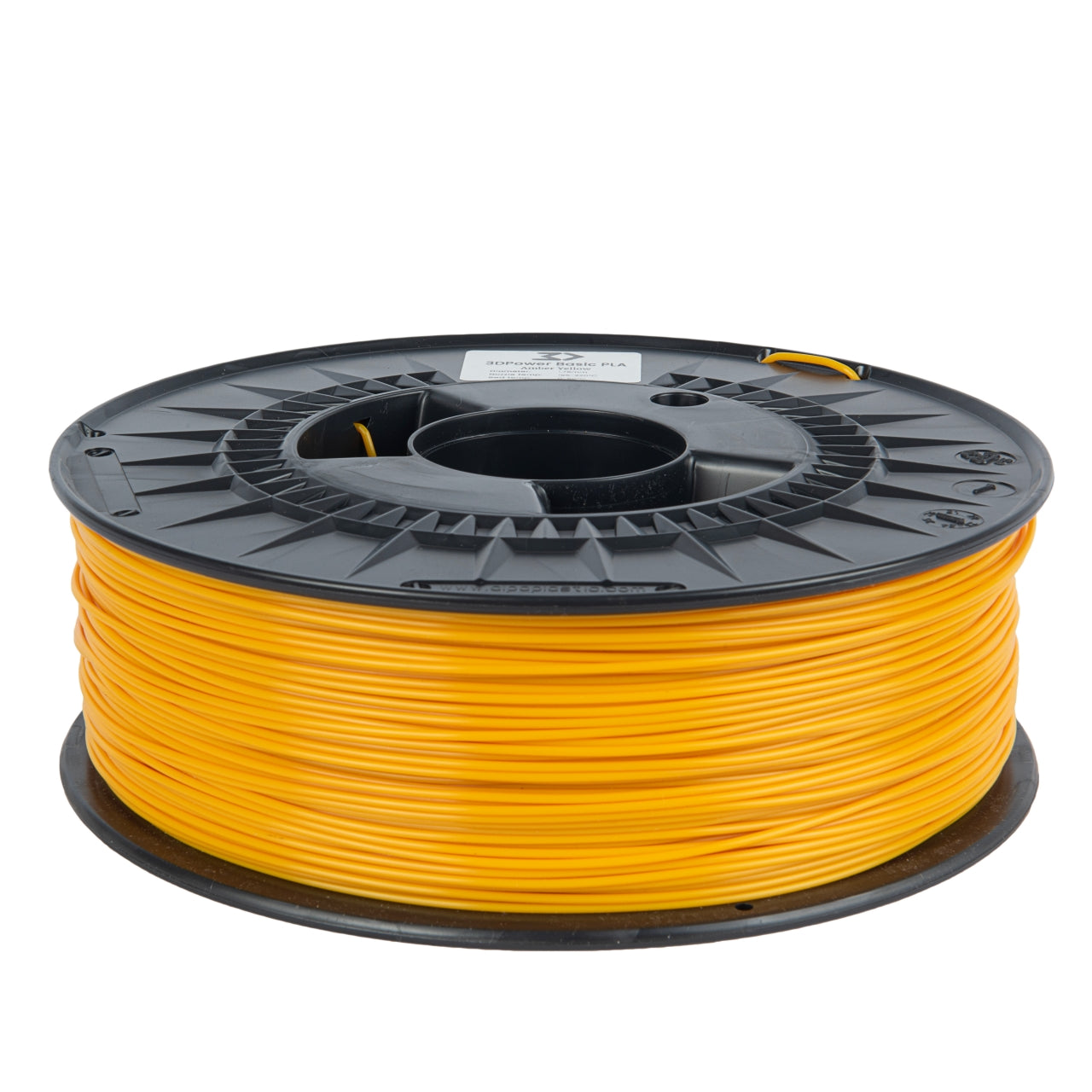 Filamento PLA Basic Amarelo Âmbar 1kg - 3DPower 1.75mm