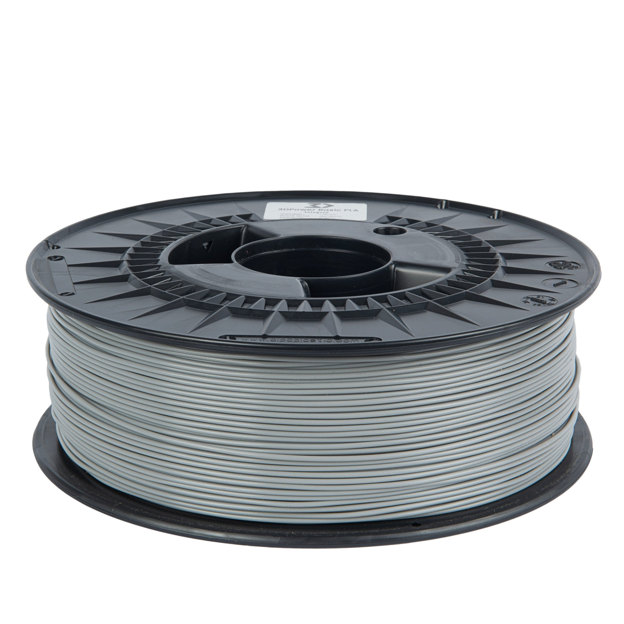 Filamento PLA Basic Cinzento Telegrey 1kg - 3DPower 1.75mm