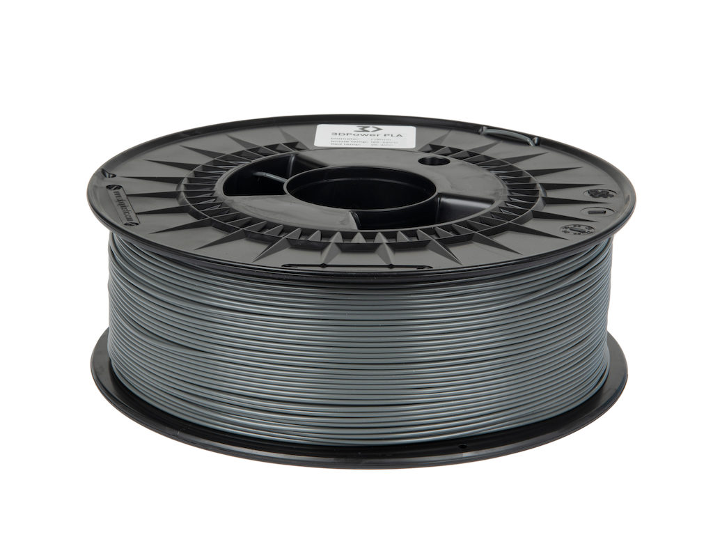 Filamento PLA HT Cinzento 1kg - 3DPower 1.75mm
