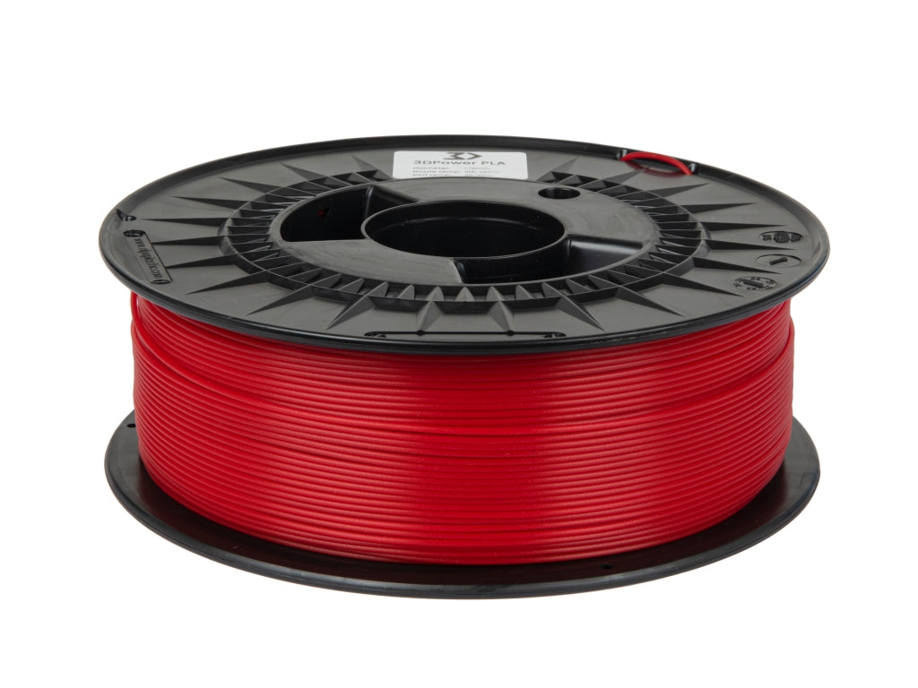 Filamento PLA Basic Vermelho Cereja 1kg - 3DPower 1.75mm