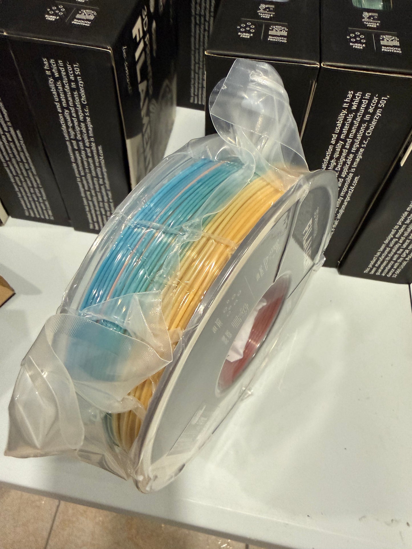 Smart Print - PLA Gradient Multicolor 1kg - Diâmetro 1,75mm