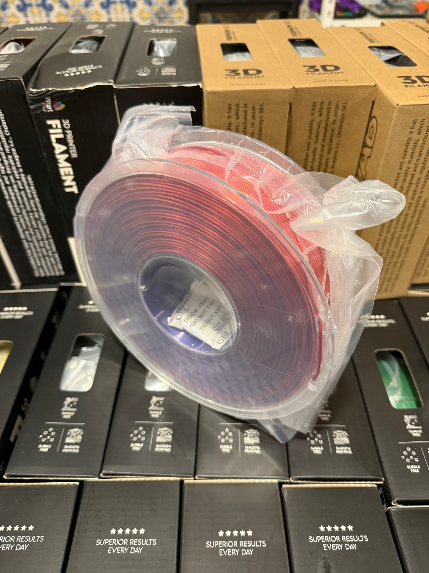 Smart Print - Silk PLA Tri Color Royal Blossom 1kg - Diâmetro 1,75mm