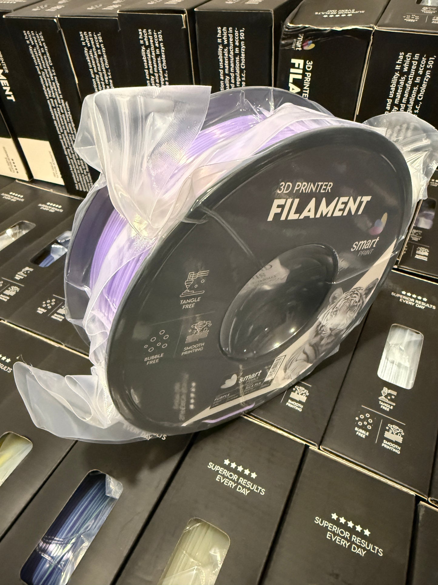 Smart Print - Silk PLA Roxo 1kg - Diâmetro 1,75mm