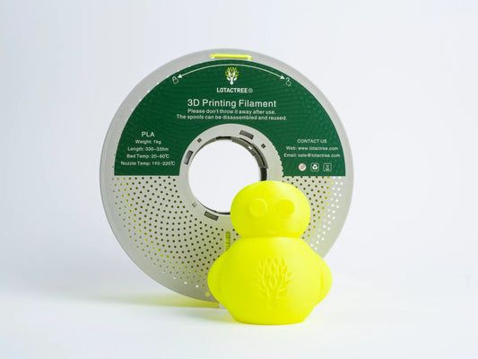 Lotactree - PLA Lemon Yellow Green 1kg - Diâmetro 1,75mm