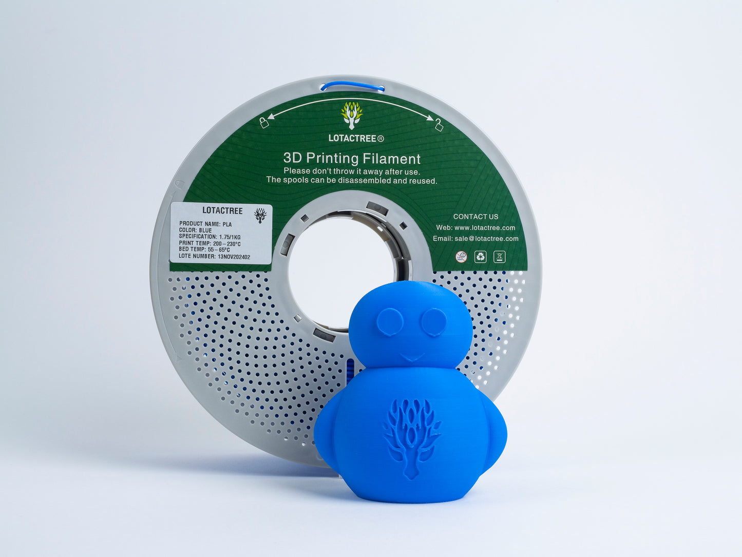 PLA Cyan 1kg - Diameter 1.75mm - Lotactree