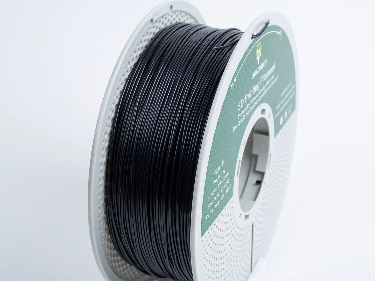 PLA-F Black 1kg - Diameter 1.75mm - Lotactree