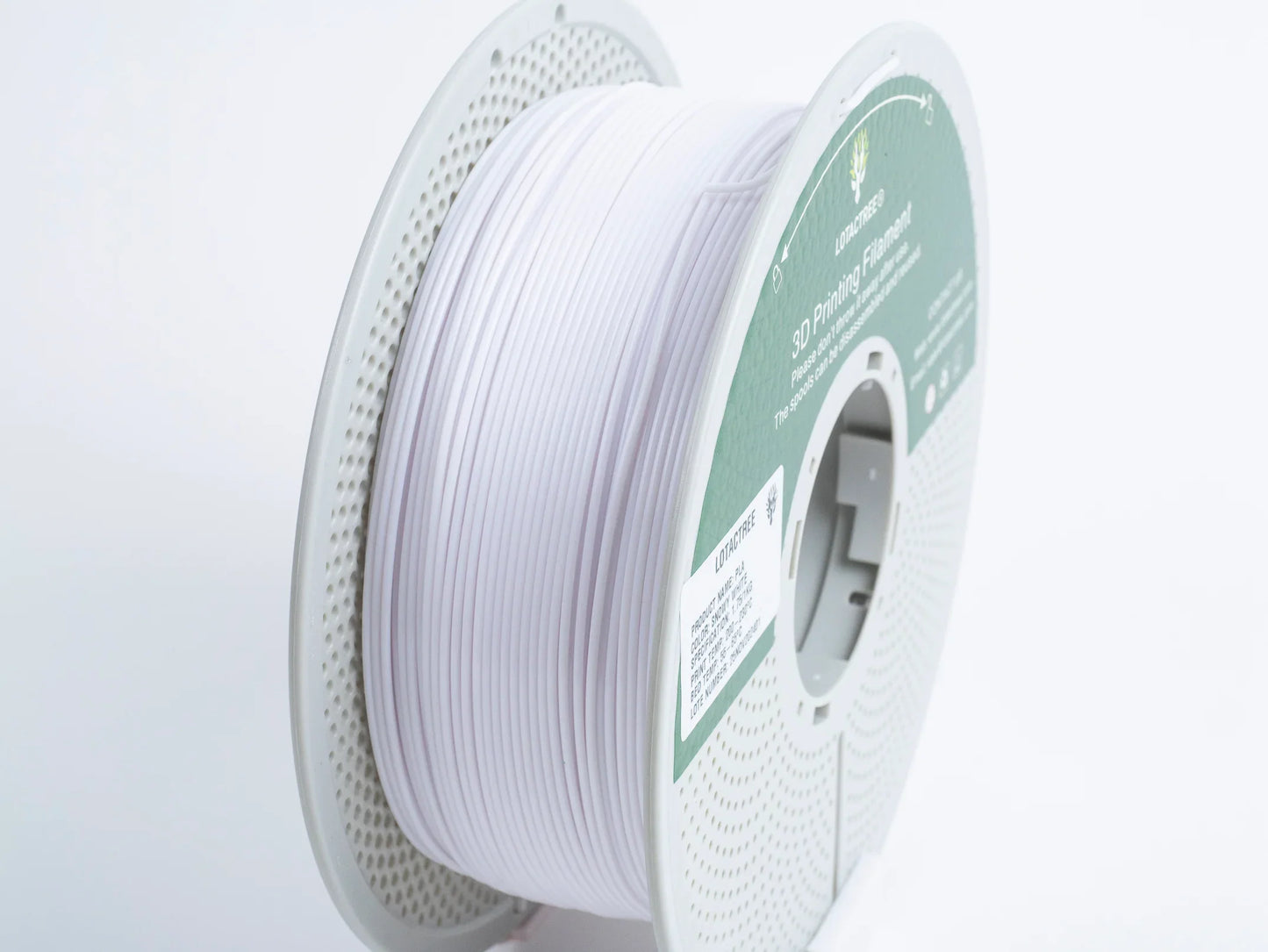 PLA Snowy White 1kg - Diameter 1.75mm - Lotactree