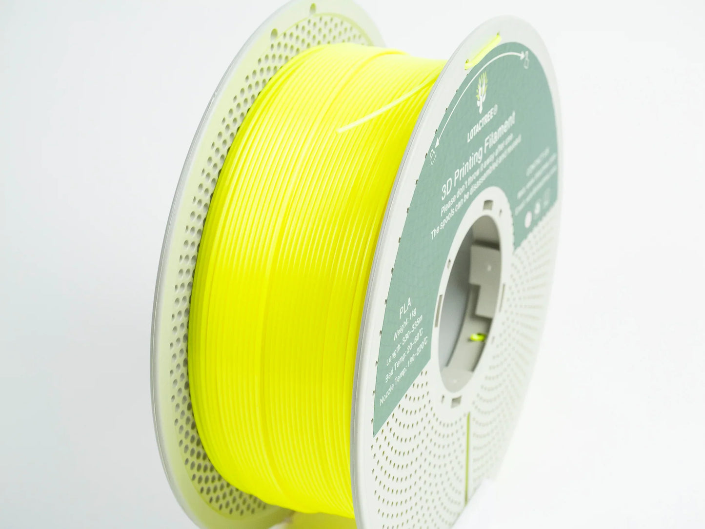 PLA Lemon Yellow Green 1kg - Diameter 1.75mm - Lotactree