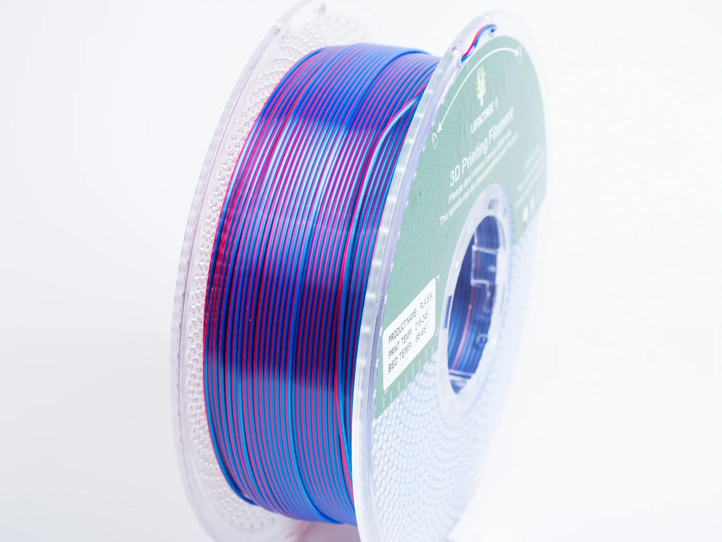 Lotactree - PLA-SILK Rose Red & Sky Blue 1kg - Diâmetro 1,75mm