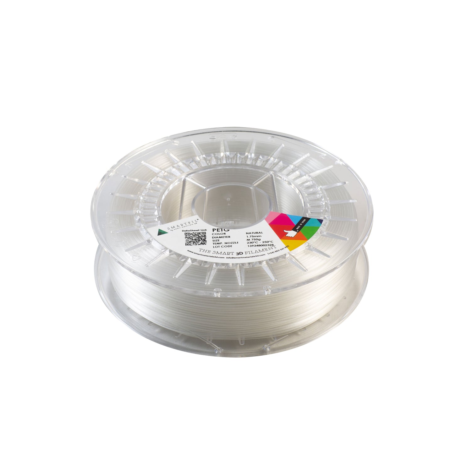 PETG Snowy White 1kg - Diameter 1.75mm - Lotactree