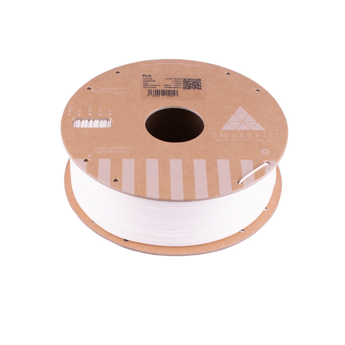 SMARTFIL PLA, Ivory White, 1000g