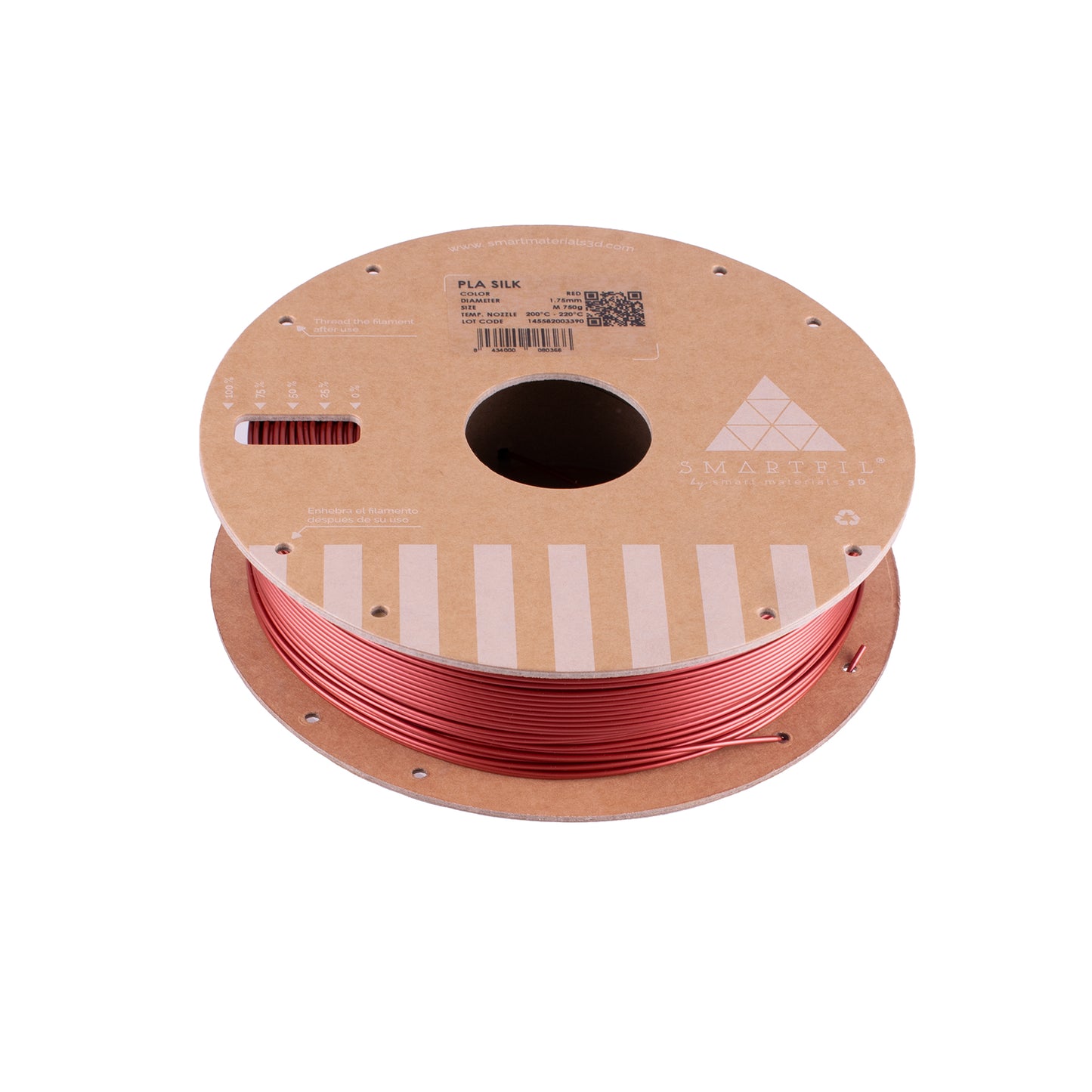 SMARTFIL PLA SILK, RED 750g