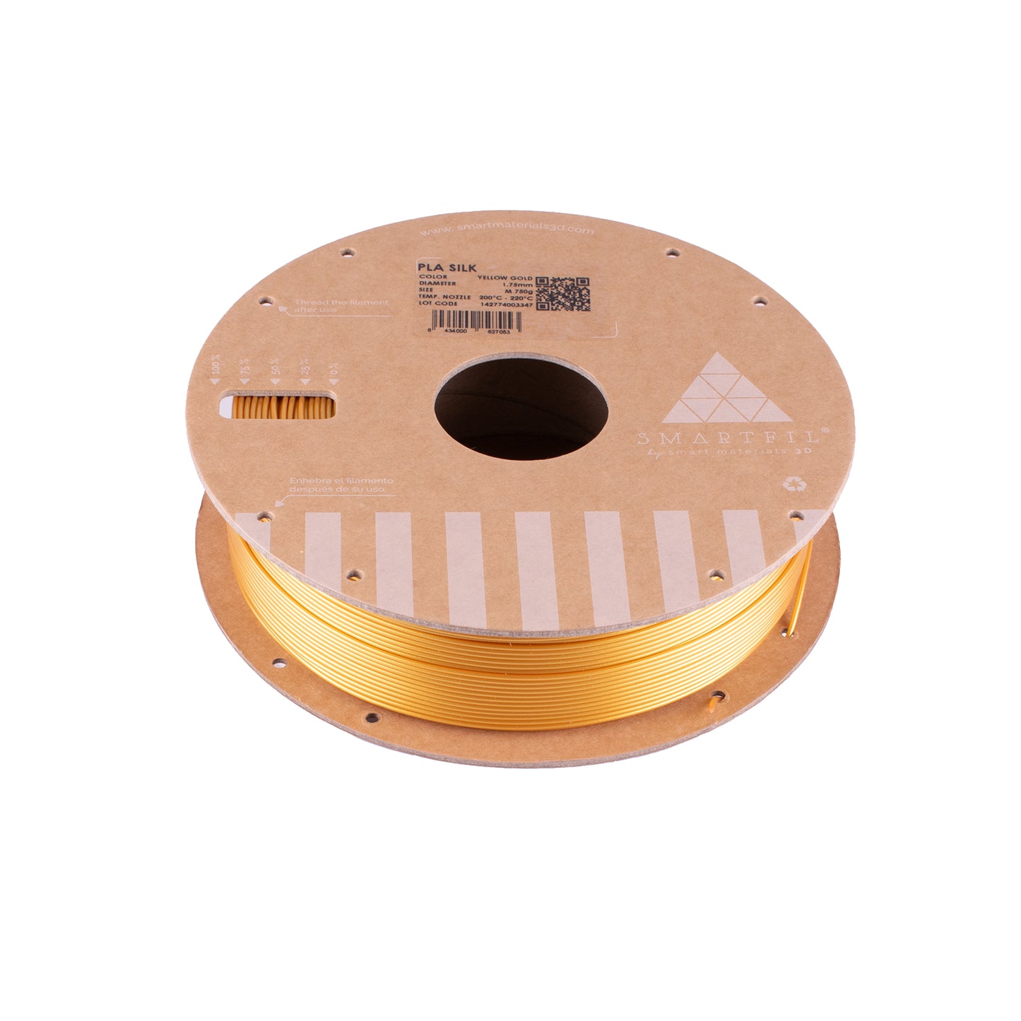 SMARTFIL PLA SILK, YELLOW GOLD, 1000g