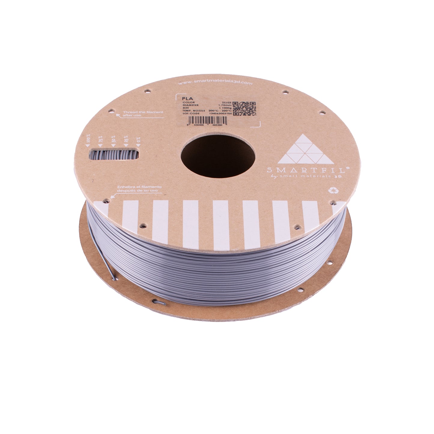 SMARTFIL PLA, SILVER, 1000g