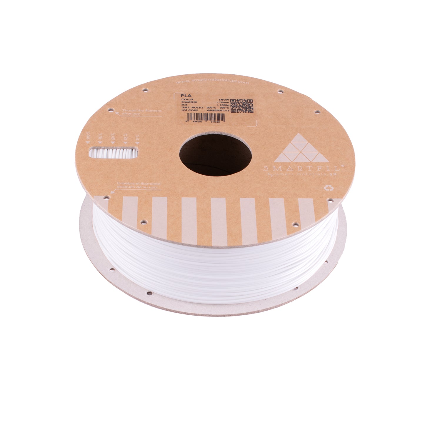 SMARTFIL PLA, Snow, 1000g