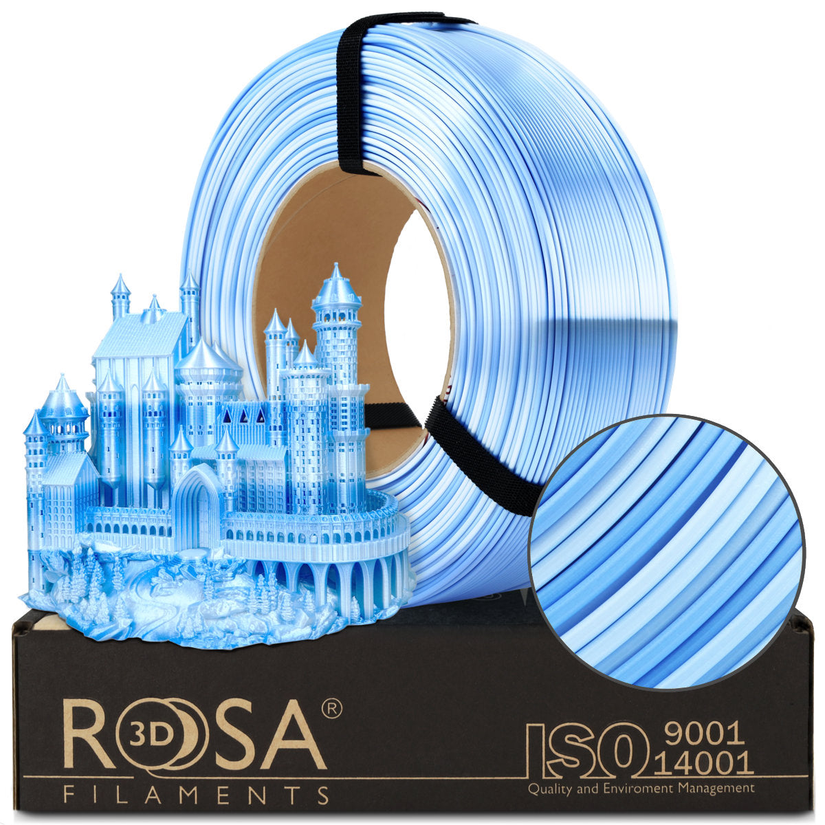 PLA Refill PLA Multicolour Silk Frozen 1,75mm 1kg