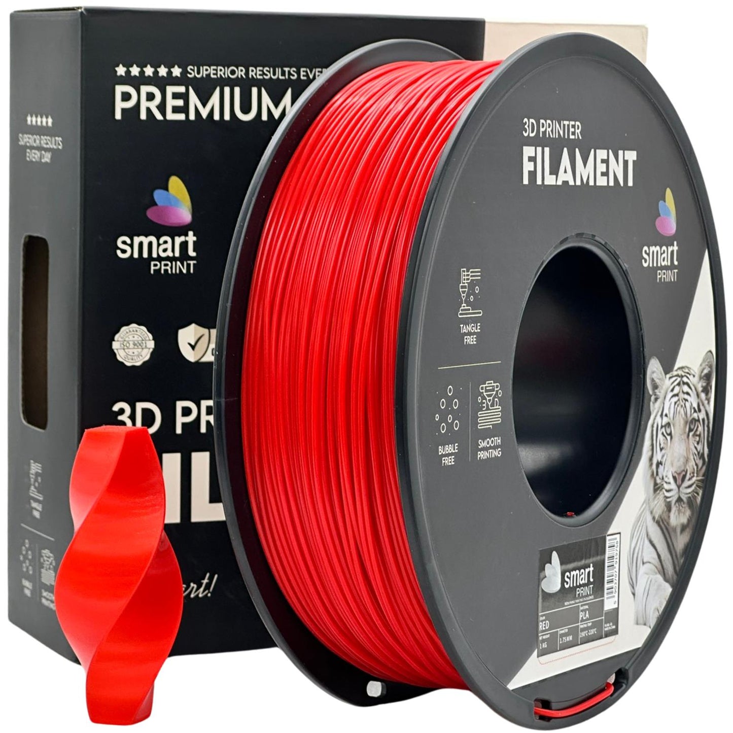 Smart Print - PLA Vermelho 1kg - Diâmetro 1,75mm
