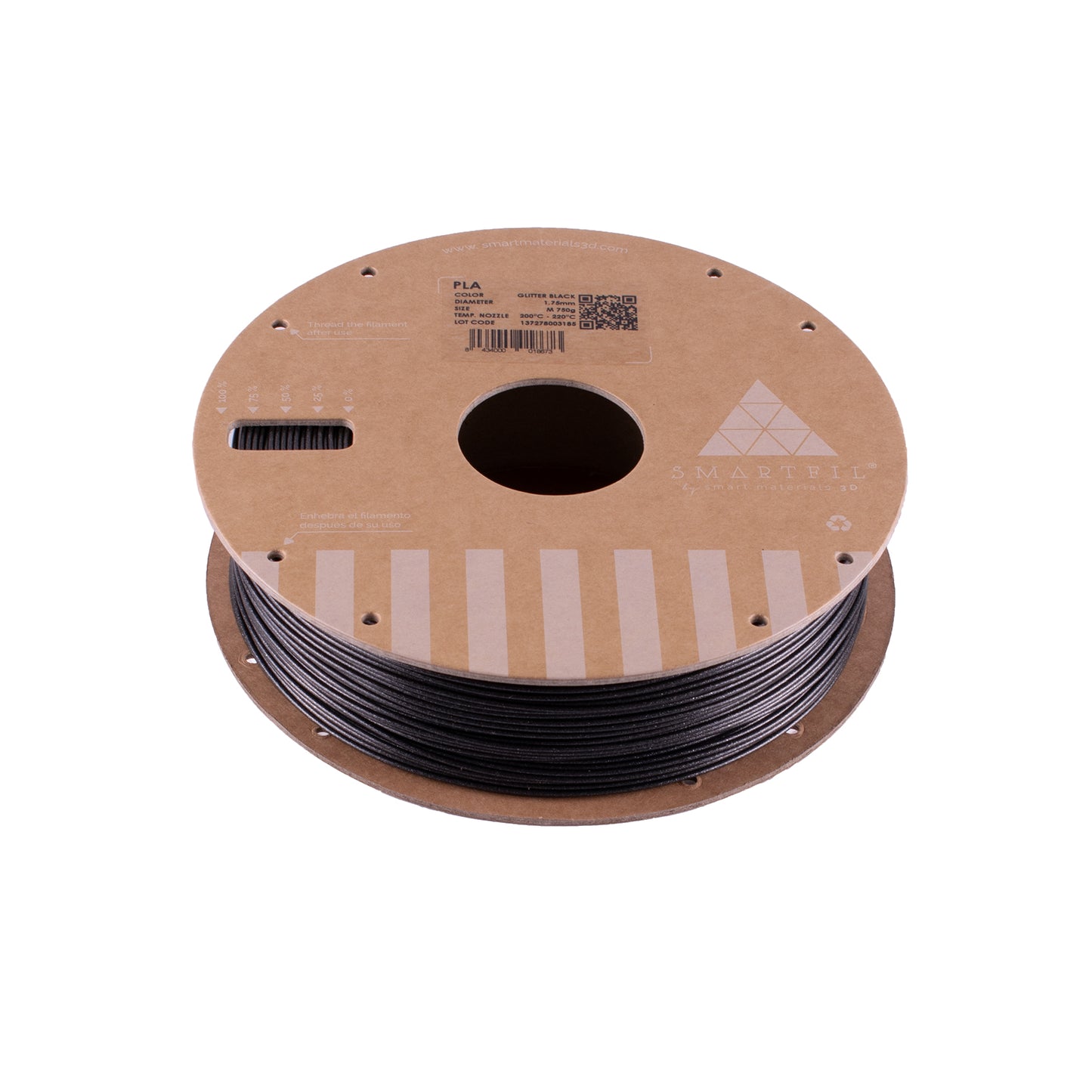 SMARTFIL PLA, GLITTER BLACK, 1000g
