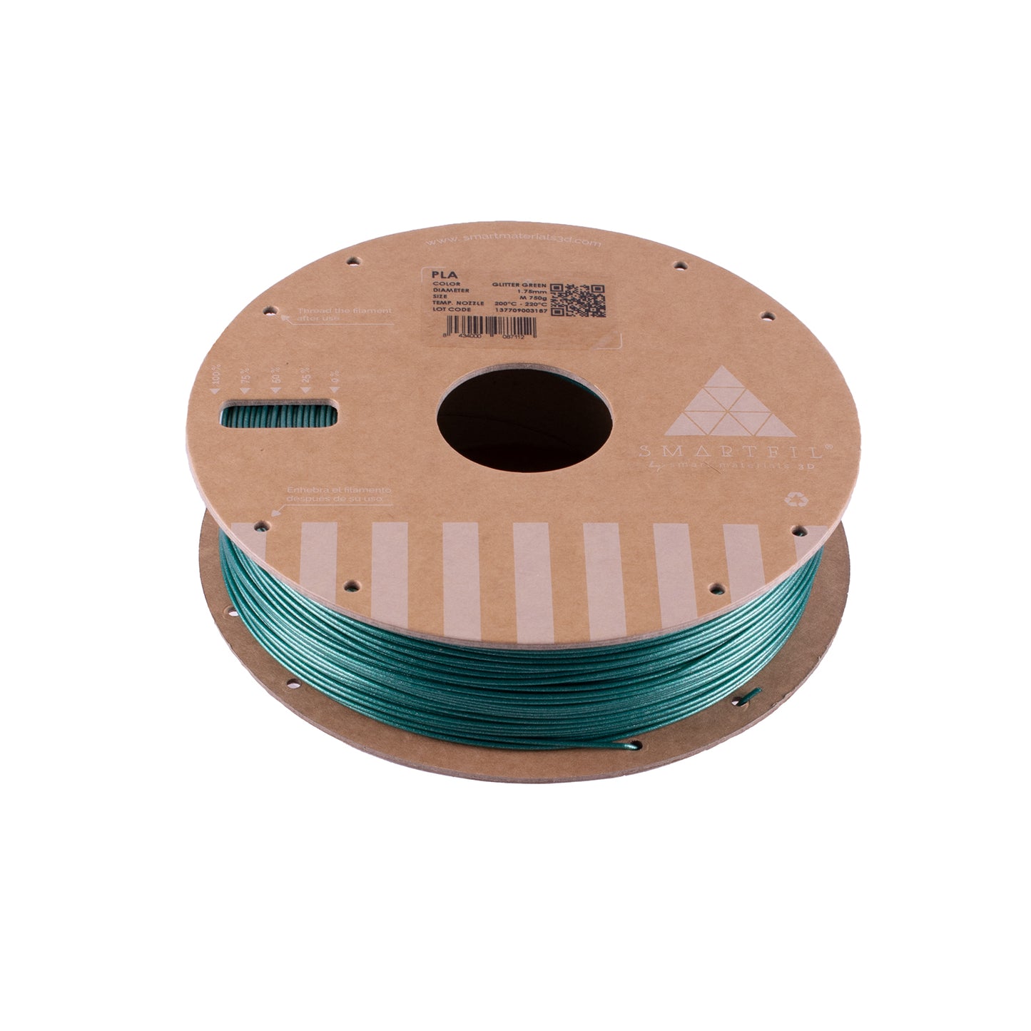 SMARTFIL PLA, GLITTER GREEN, 1000g