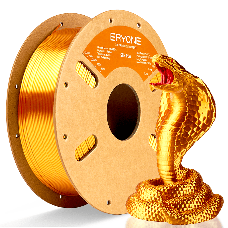 ERYONE 3D Printer Filament, PLA Silk Filament - 1.75mm±0.03mm (1kg)