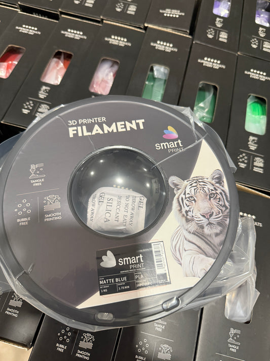 Smart Print - PLA Matte Azul 1kg - Diâmetro 1,75mm