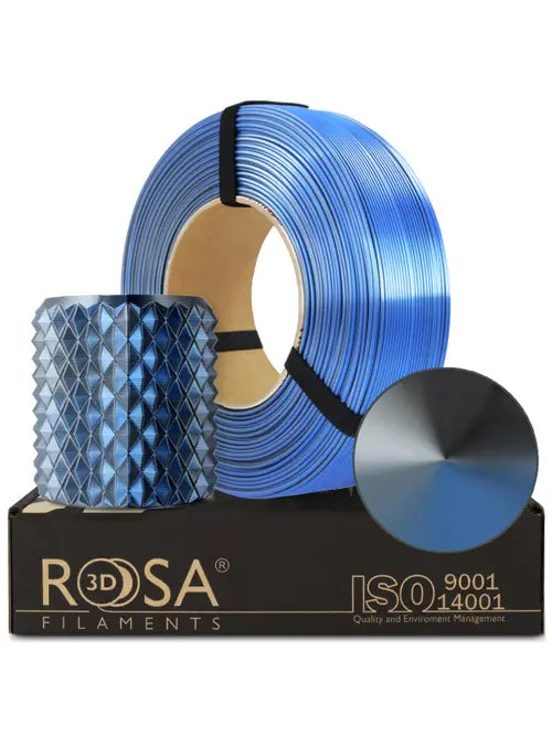 PLA Refill PLA Magic Silk Storm Shadow (Blue+Graphite+Steel) 1kg