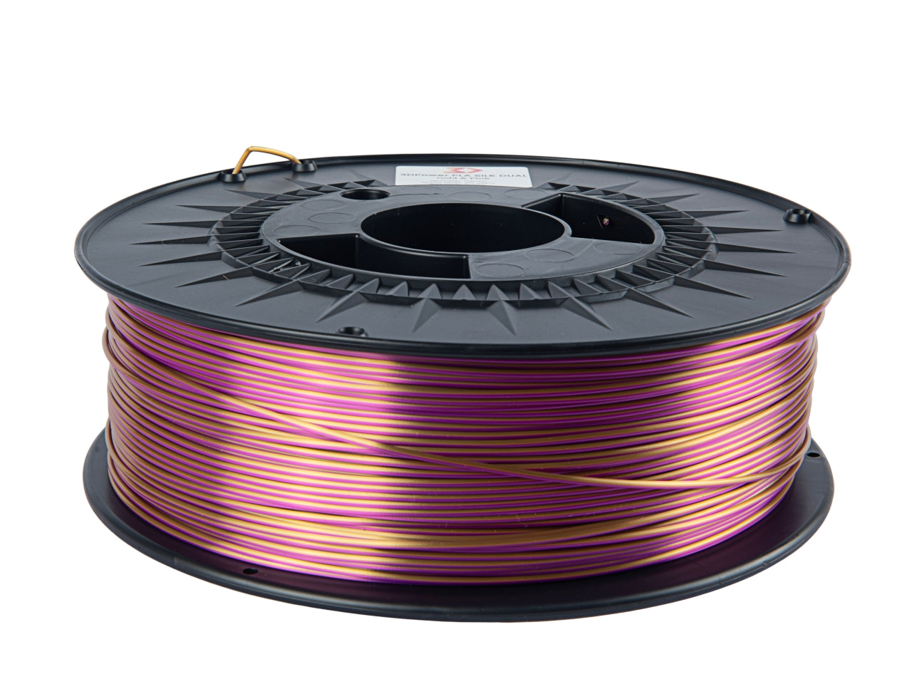 Filamento PLA Silk Dual Dourado/Rosa 1kg - 3DPower 1.75mm