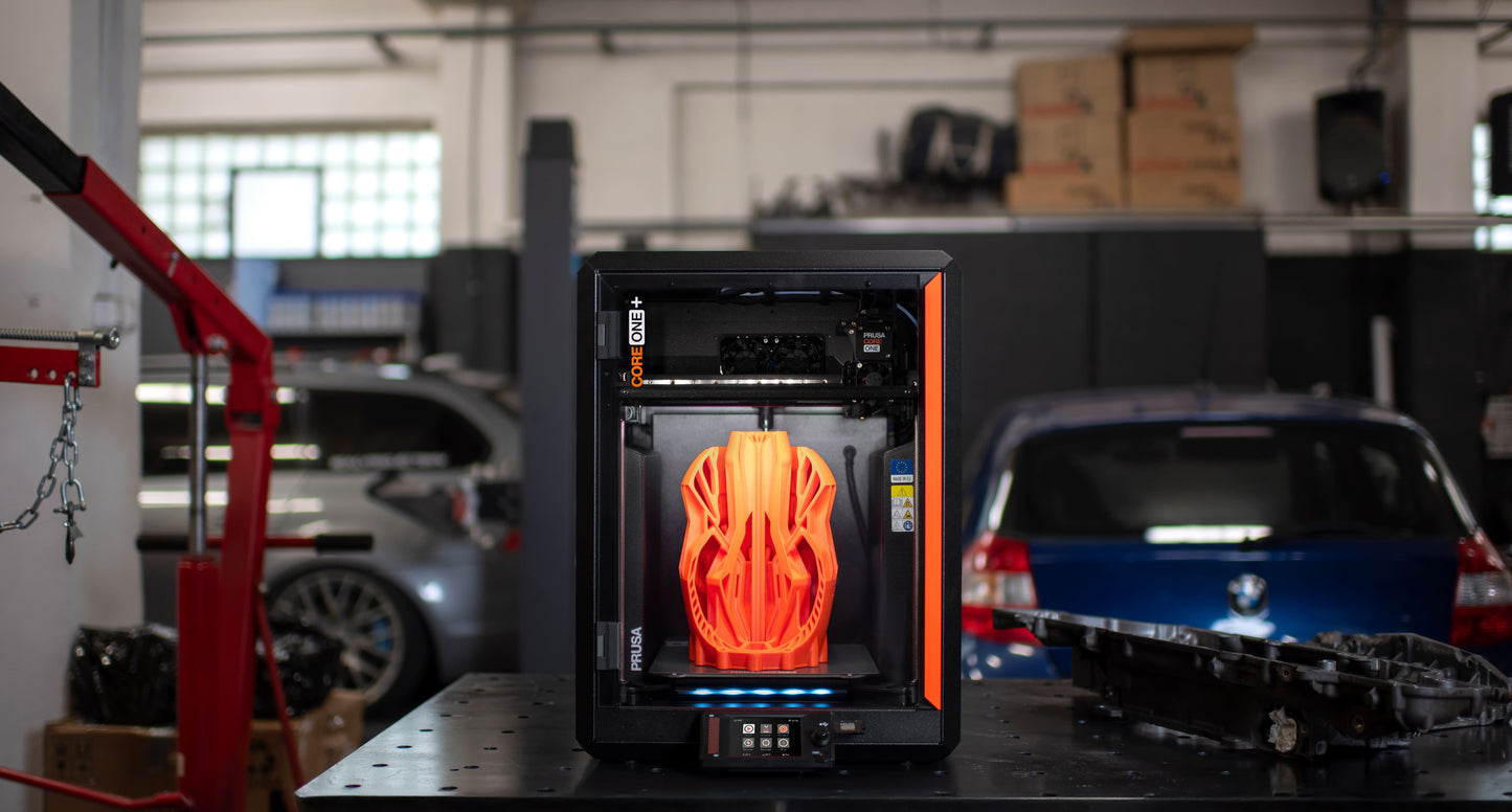 Impressora 3D Prusa CORE One+ - CoreXY Profissional - Com Voucher para upgrade INDX