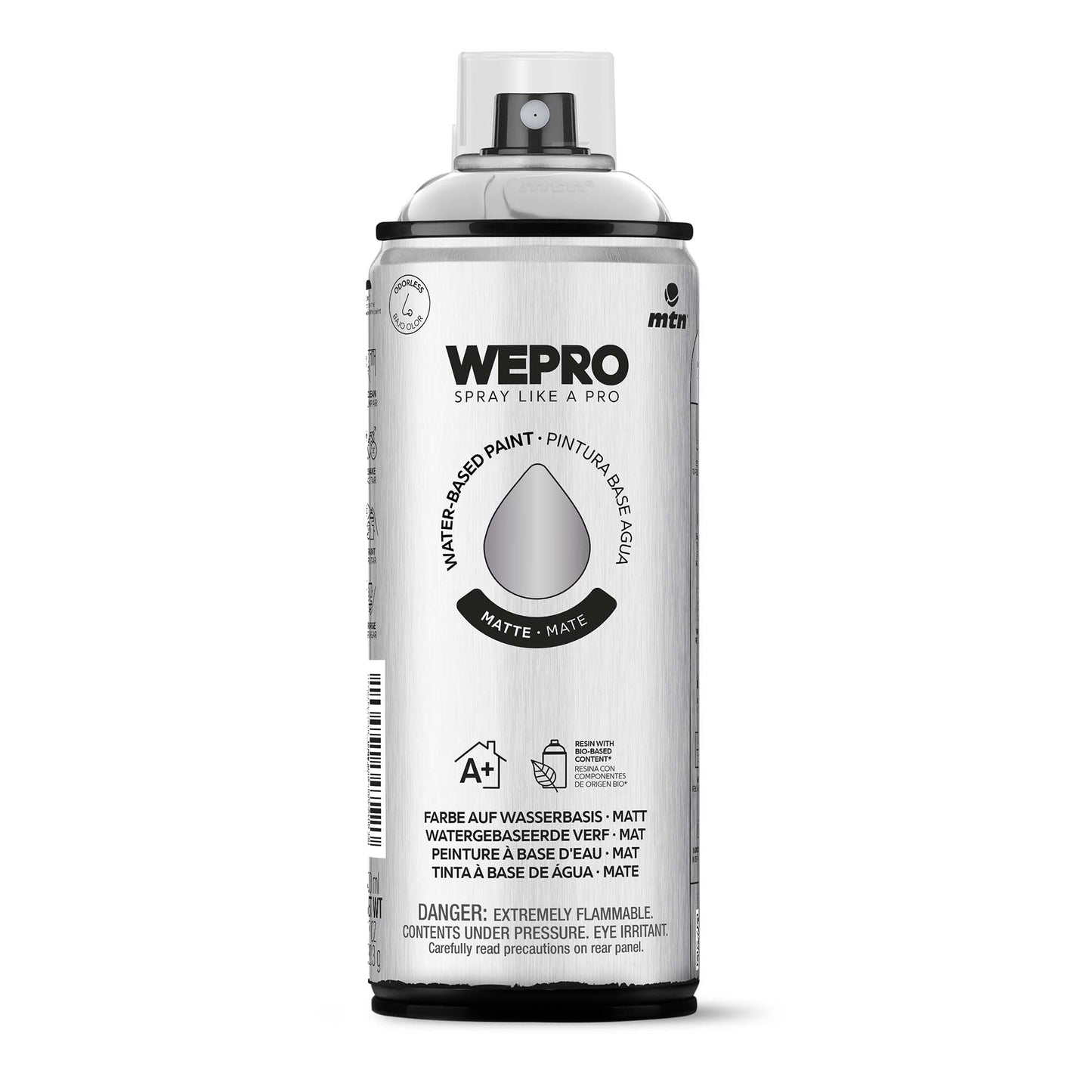 MTN PRO Tinta Acrílica Metalizada Prateado 400ml