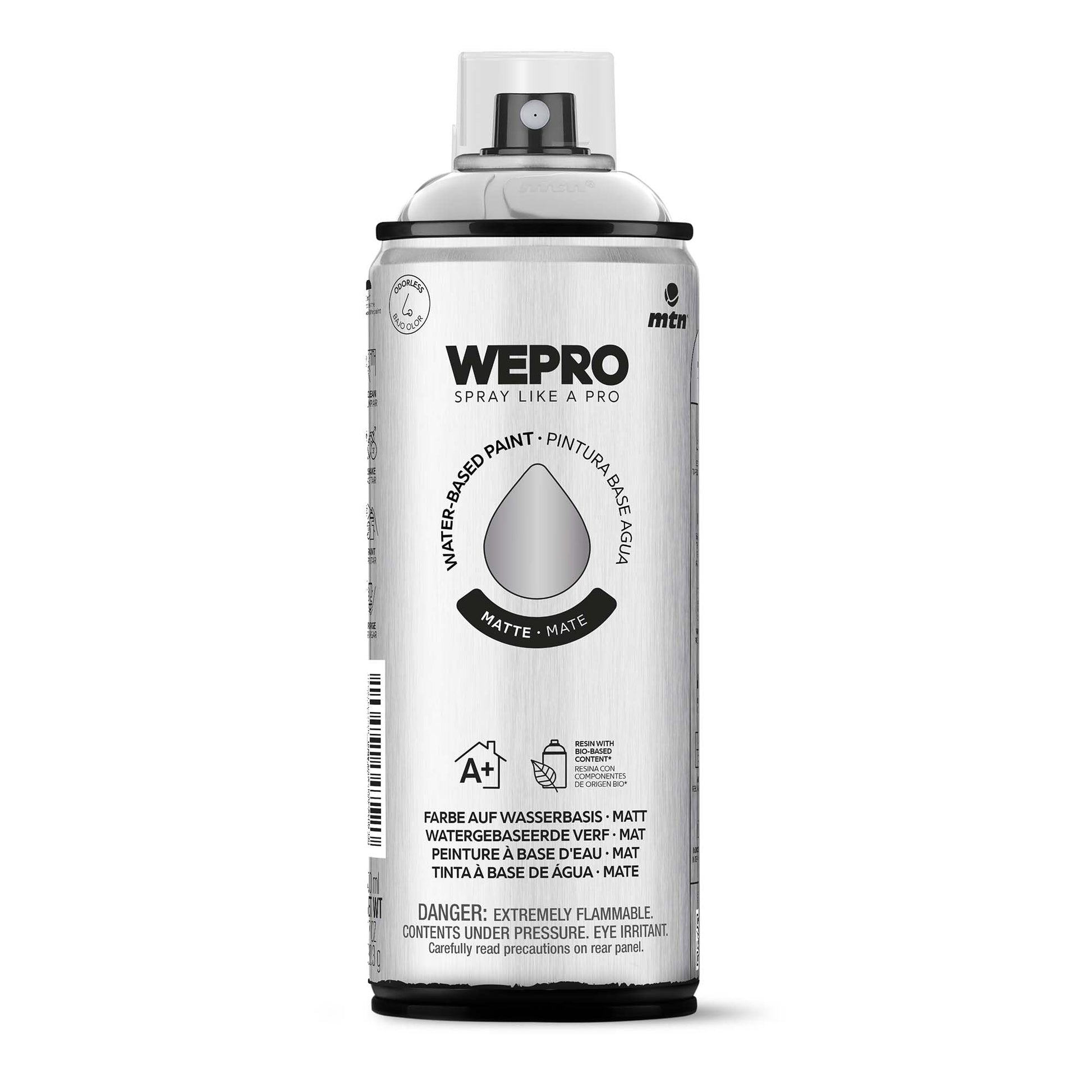 MTN PRO Tinta Acrílica Metalizada Prateado 400ml