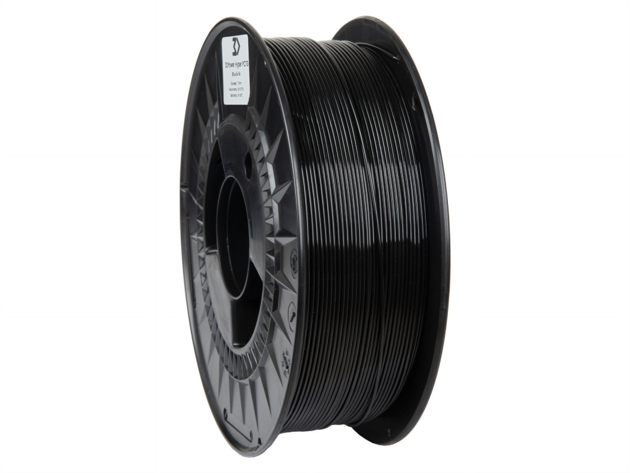 Filamento Hyper PCTG Preto 1kg - 3DPower 1.75mm