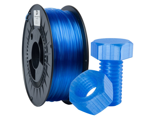 Filamento Hyper PCTG Cristal Azul 1kg - 3DPower 1.75mm