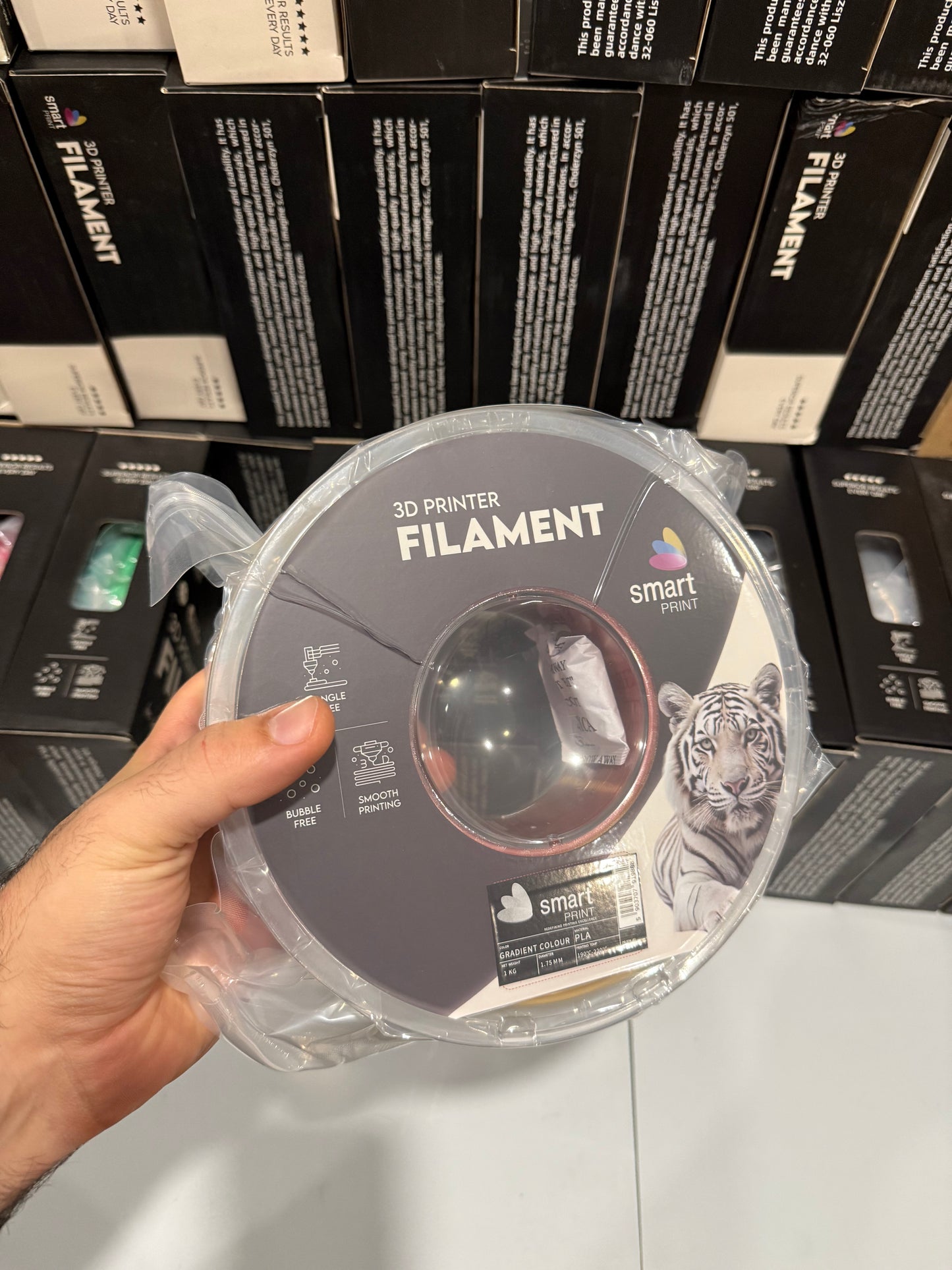 Smart Print - PLA Gradient Multicolor 1kg - Diâmetro 1,75mm