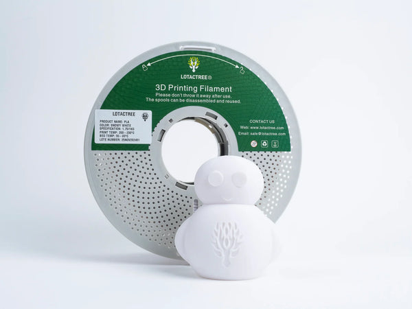 Lotactree - PLA Snowy White 1kg - Diâmetro 1,75mm