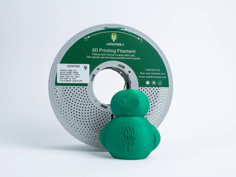 Lotactree - PLA Forest Green 1kg - Diâmetro 1,75mm