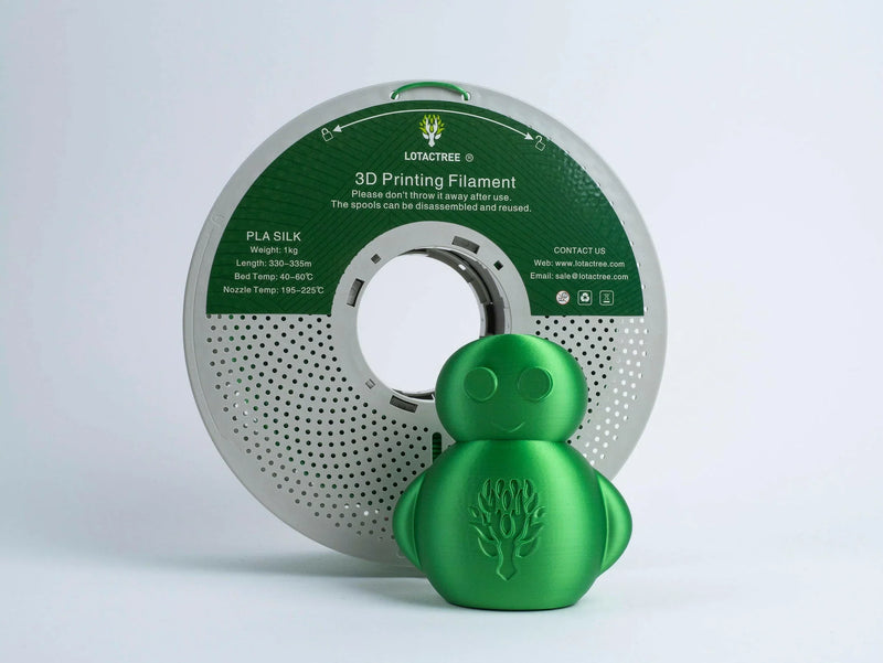 Lotactree - PLA-SILK Green 1kg - Diâmetro 1,75mm