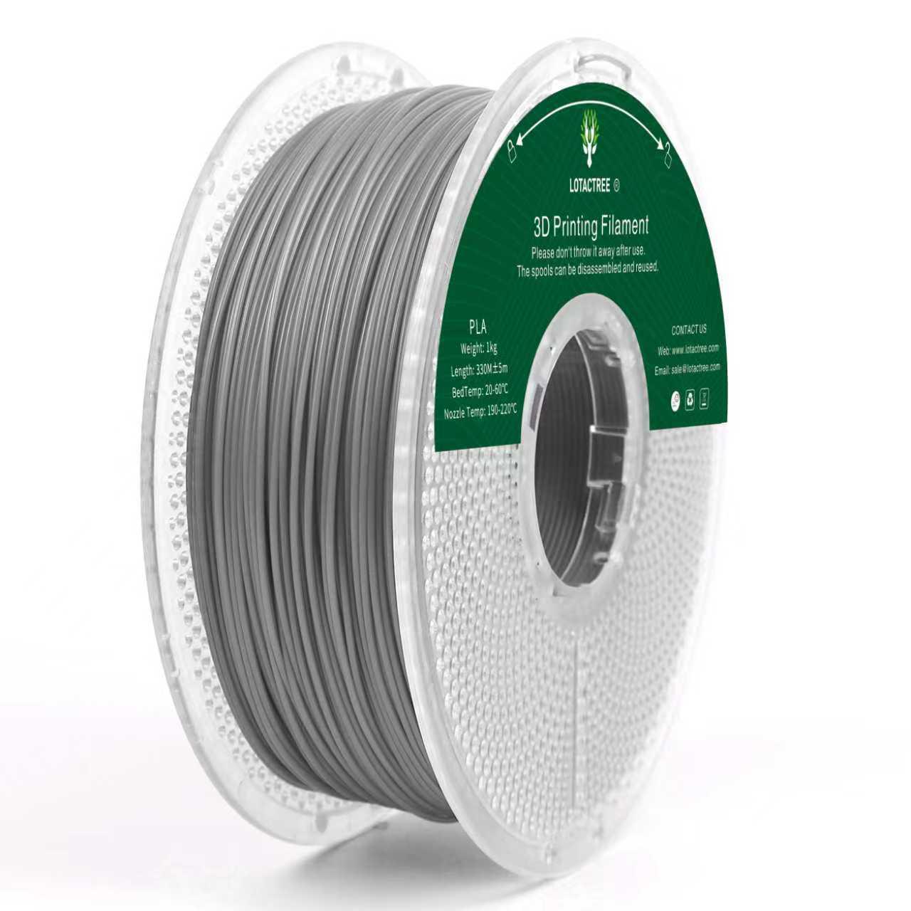 PLA Black 1kg - Diameter 1.75mm - Lotactree