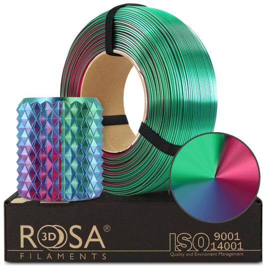 PLA Refill PLA Magic Silk AURORA Blue-Purple-Green 1kg