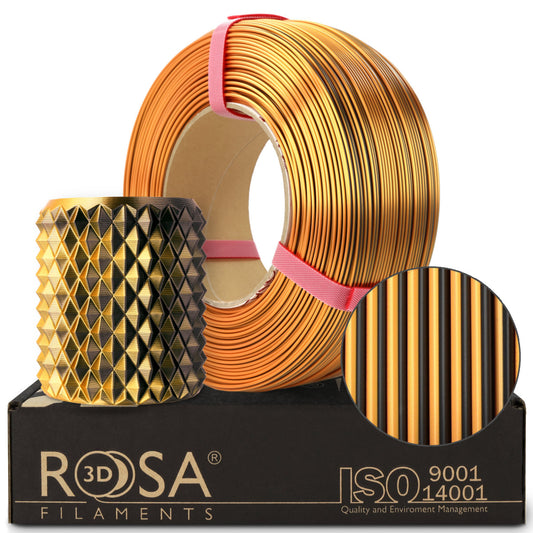 PLA Refill PLA Magic Silk Mistic Tiger (black+orange) 1kg