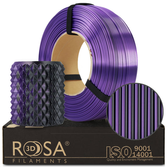 PLA Refill PLA Magic Silk Mistic Violet (black+violet) 1kg