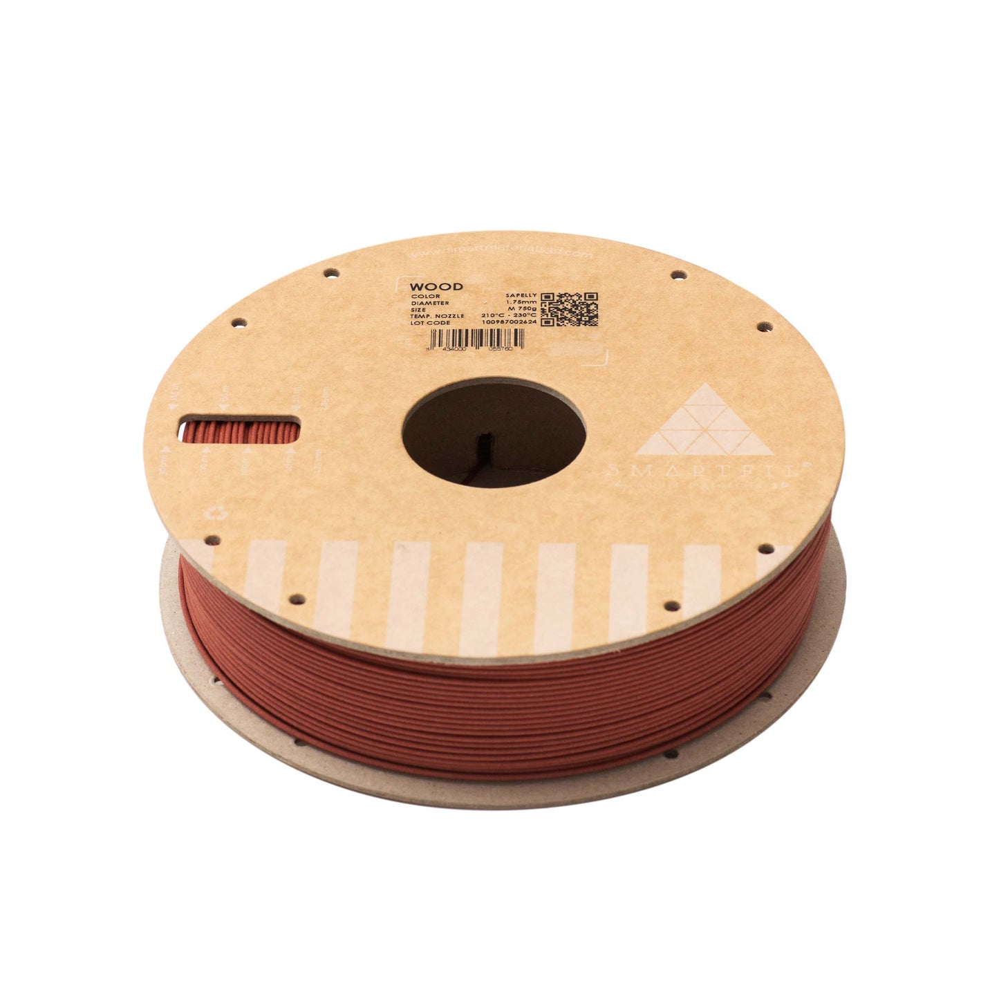 WOOD, SAPELLY - Diâmetro 1,75mm, 750g