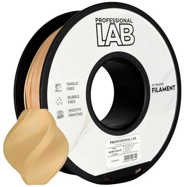 Filamento PLA+ Dourado Areia 1kg - Professional Lab