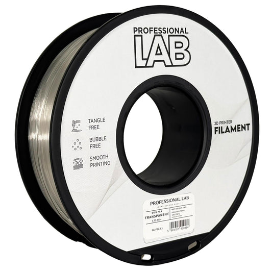 Professional Lab - Silk PLA Transparente 1kg - Diâmetro 1,75mm