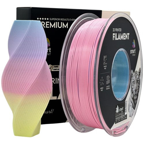 Smart Print - Silk PLA Rainbow Light 1kg - Diâmetro 1,75mm