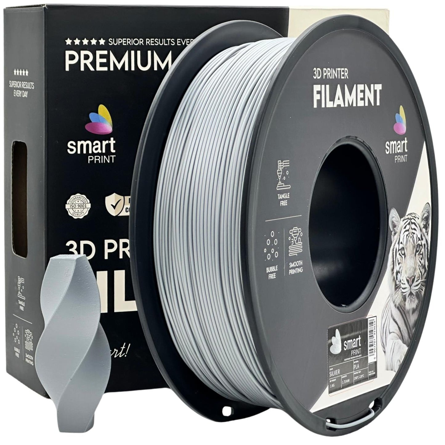 Smart Print - PLA Prateado 1kg - Diâmetro 1,75mm