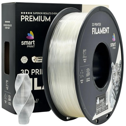 Smart Print - Silk PLA Transparente 1kg - Diâmetro 1,75mm